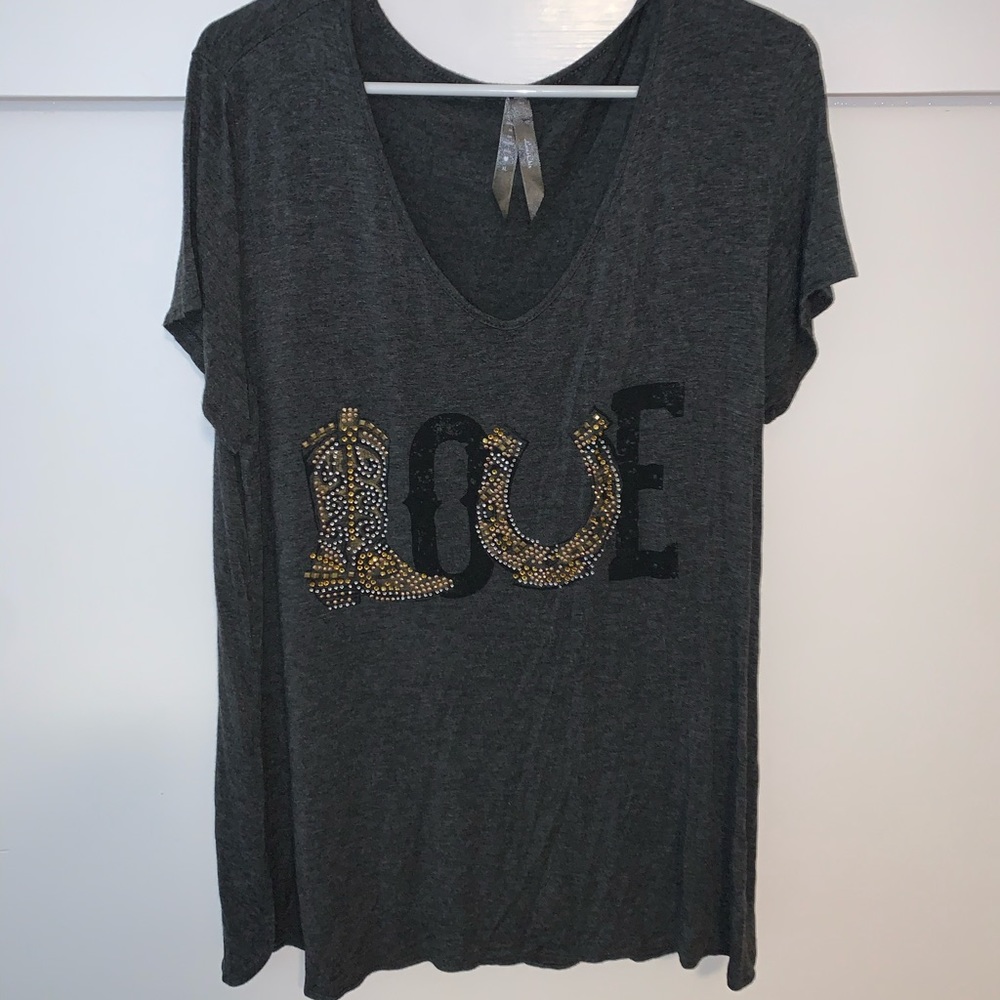 Both very soft material shirt or blouse